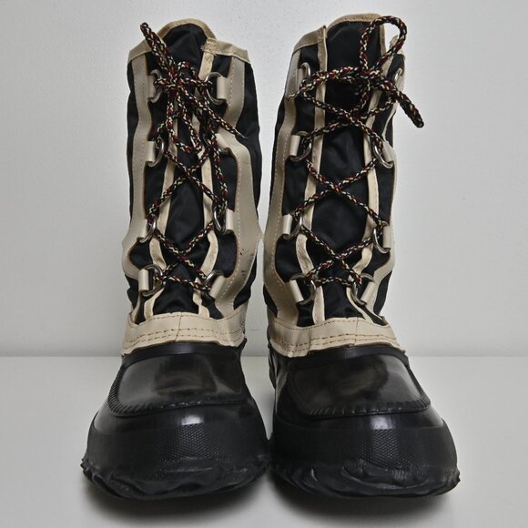 VTG Sorel Avalanche Wool Lined Waterproof Rubber Fishing Rain Duck Boot US7 UK6 main image 15